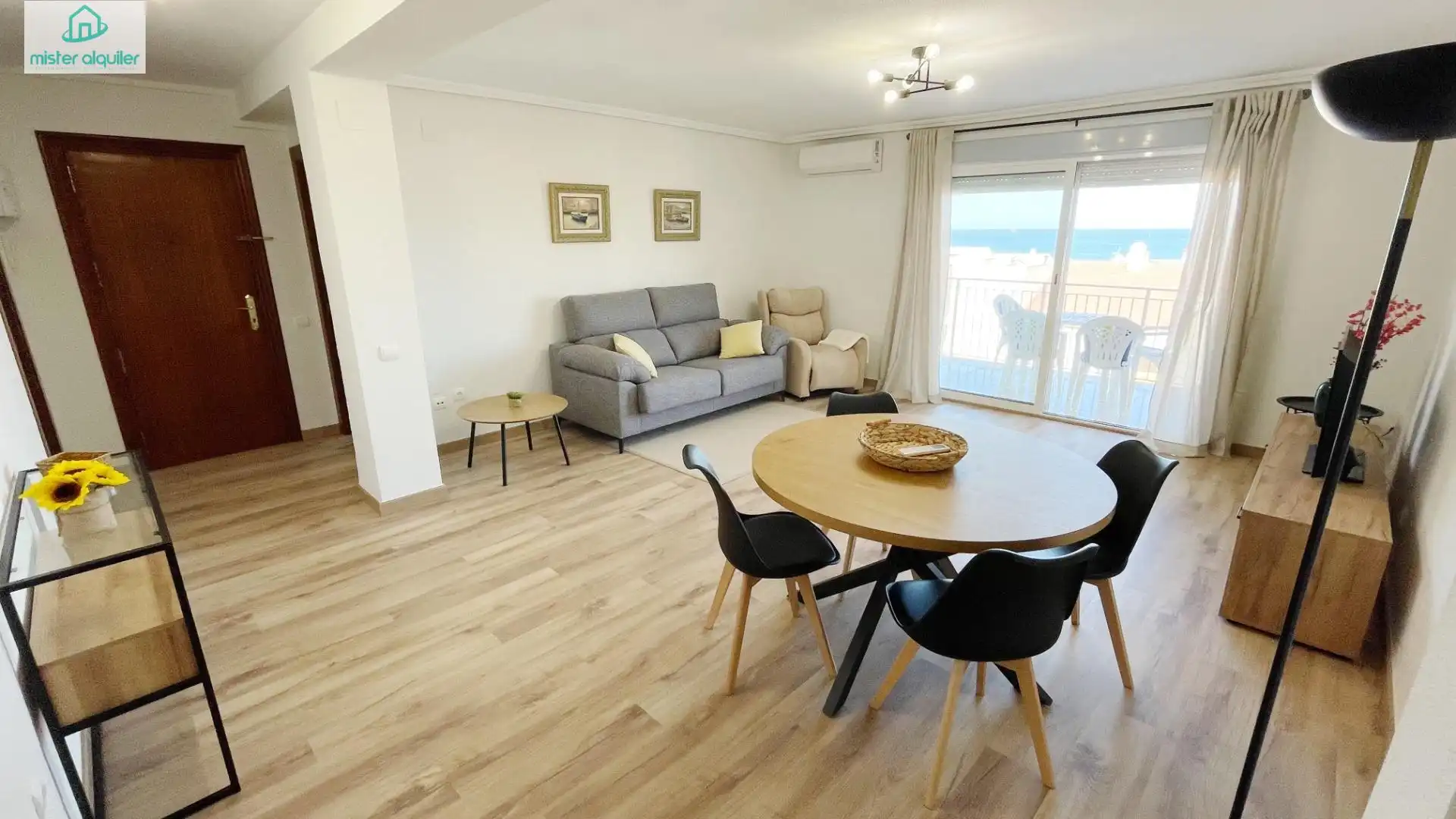 Living room of Apartments for rent in El Campello  with Air Conditioner, Heating and Furnished