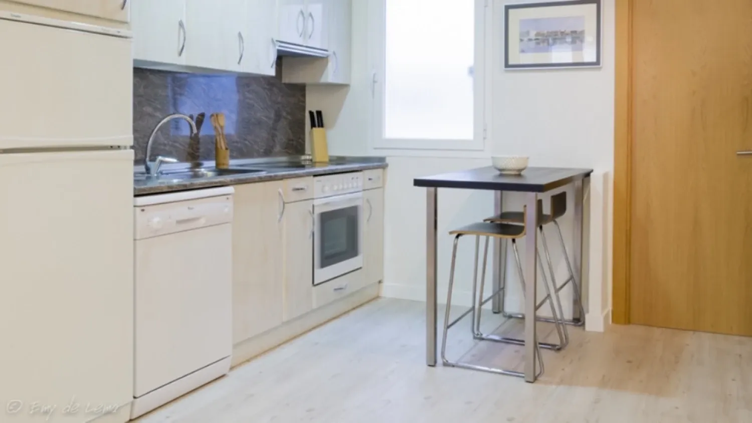 Kitchen of Flat to rent in Donostia - San Sebastián   with Air Conditioner, Heating and Furnished