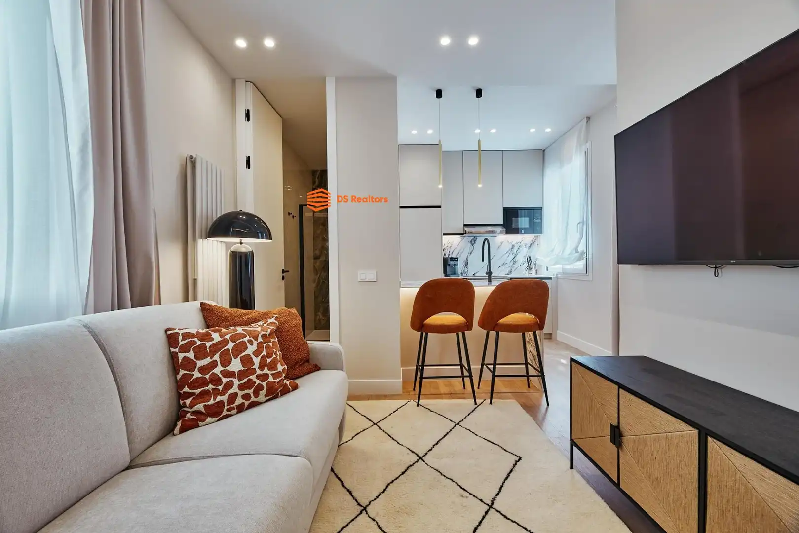 Living room of Attic for sale in Madrid  with Air Conditioner, Heating and Terrace