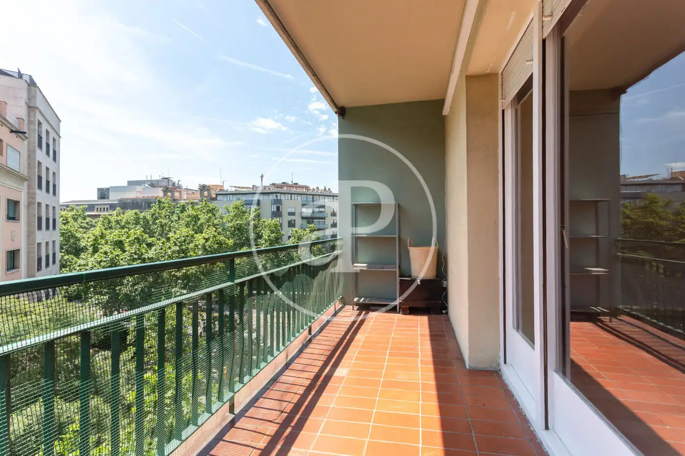 Balcony of Flat for rent in Barcelona  with Heating, Terrace and Balcony
