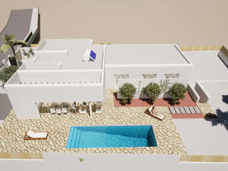 Swimming pool of Houses for sale in L'Alfàs del Pi  with Swimming Pool