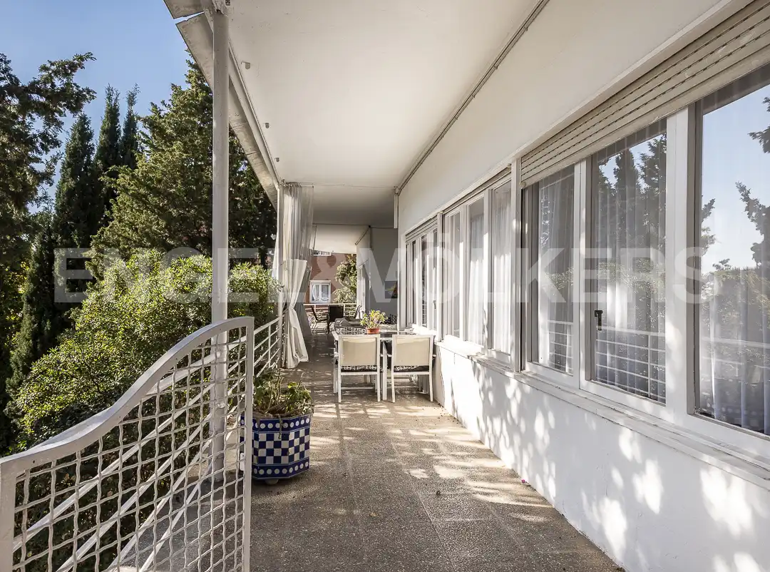 Terrassa de Casa o xalet en venda en Barcelona amb Calefacció, Jardí privat i Terrassa