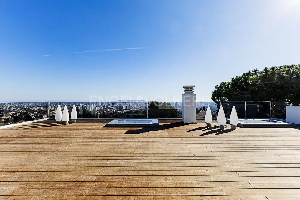 Terraza de Casa o chalet en venta en Barcelona con Aire acondicionado, Calefacción y Jardín privado