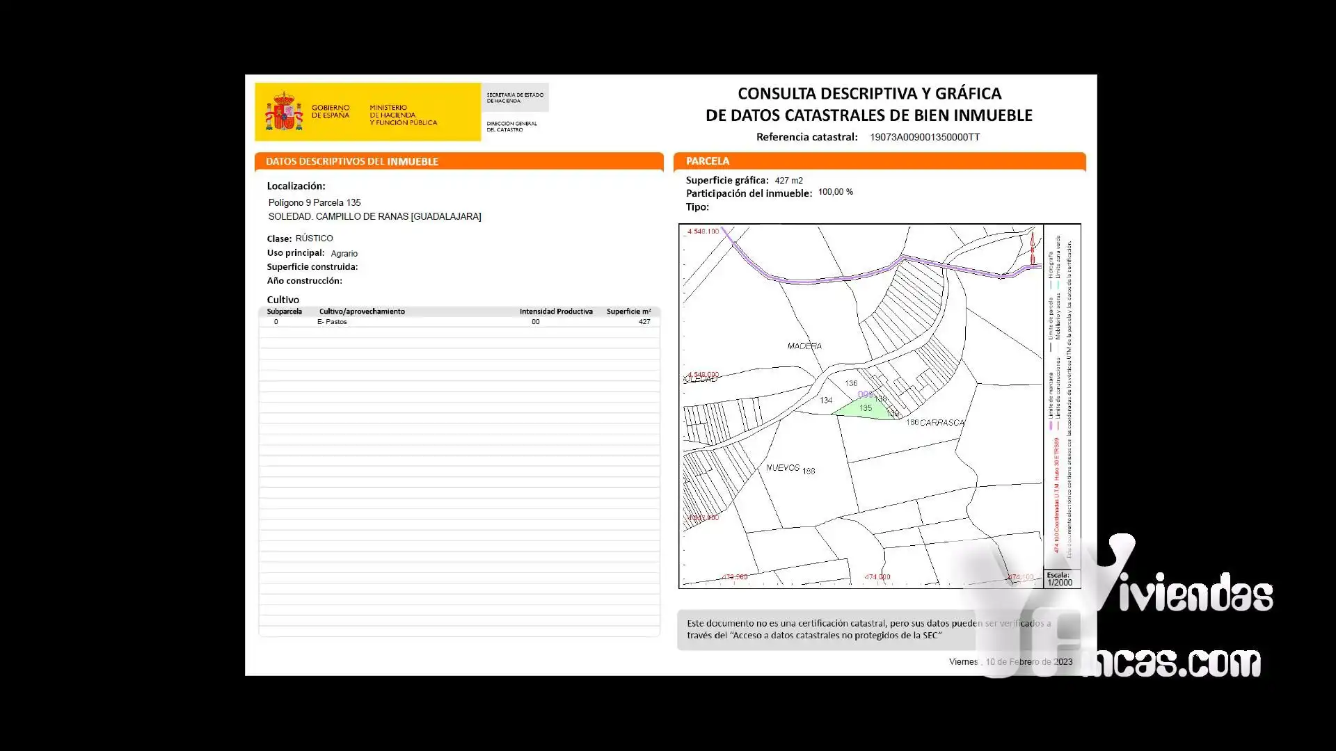 Terreno rústico en venta en Campillo de Ranas, imagen 4