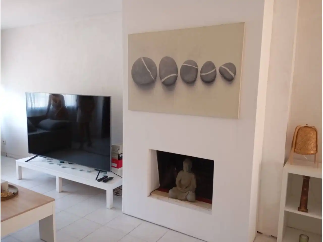 Sala d'estar de Casa o xalet en venda en Cunit amb Calefacció, Jardí privat i Terrassa