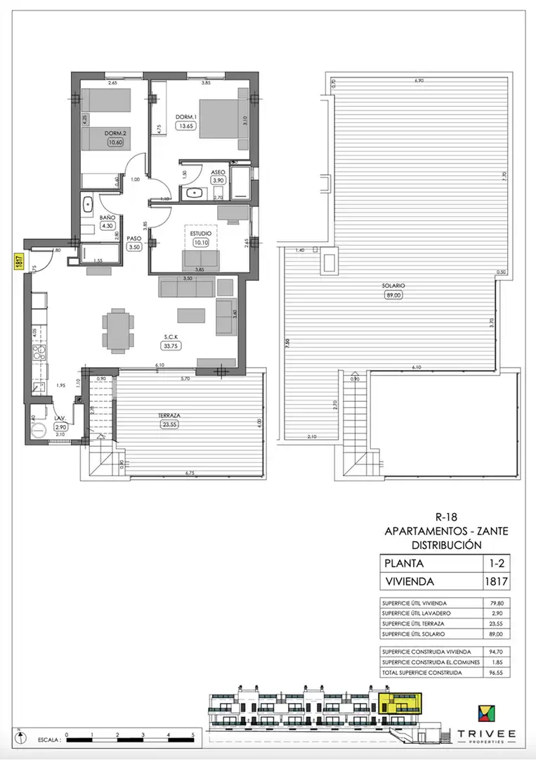 Flat for sale in Algorfa  with Air Conditioner, Heating and Terrace