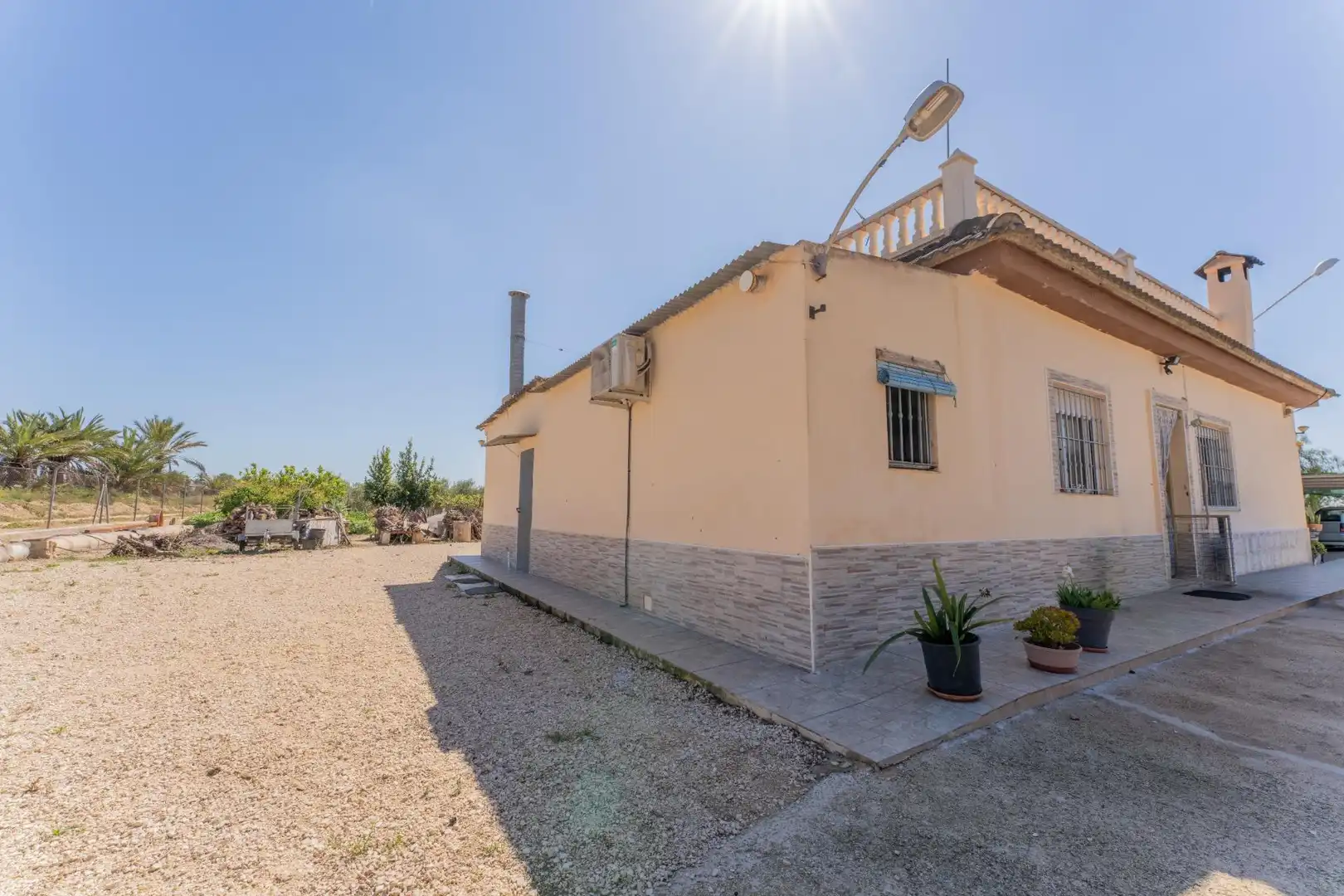 Vista exterior de Casa o chalet en venta en Elche / Elx con Aire acondicionado, Terraza y Piscina
