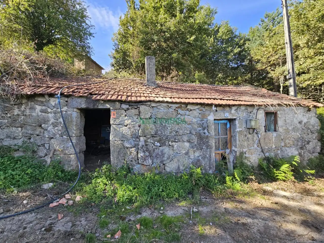 Vista exterior de Casa o chalet en venta en A Cañiza   con Calefacción y Jardín privado