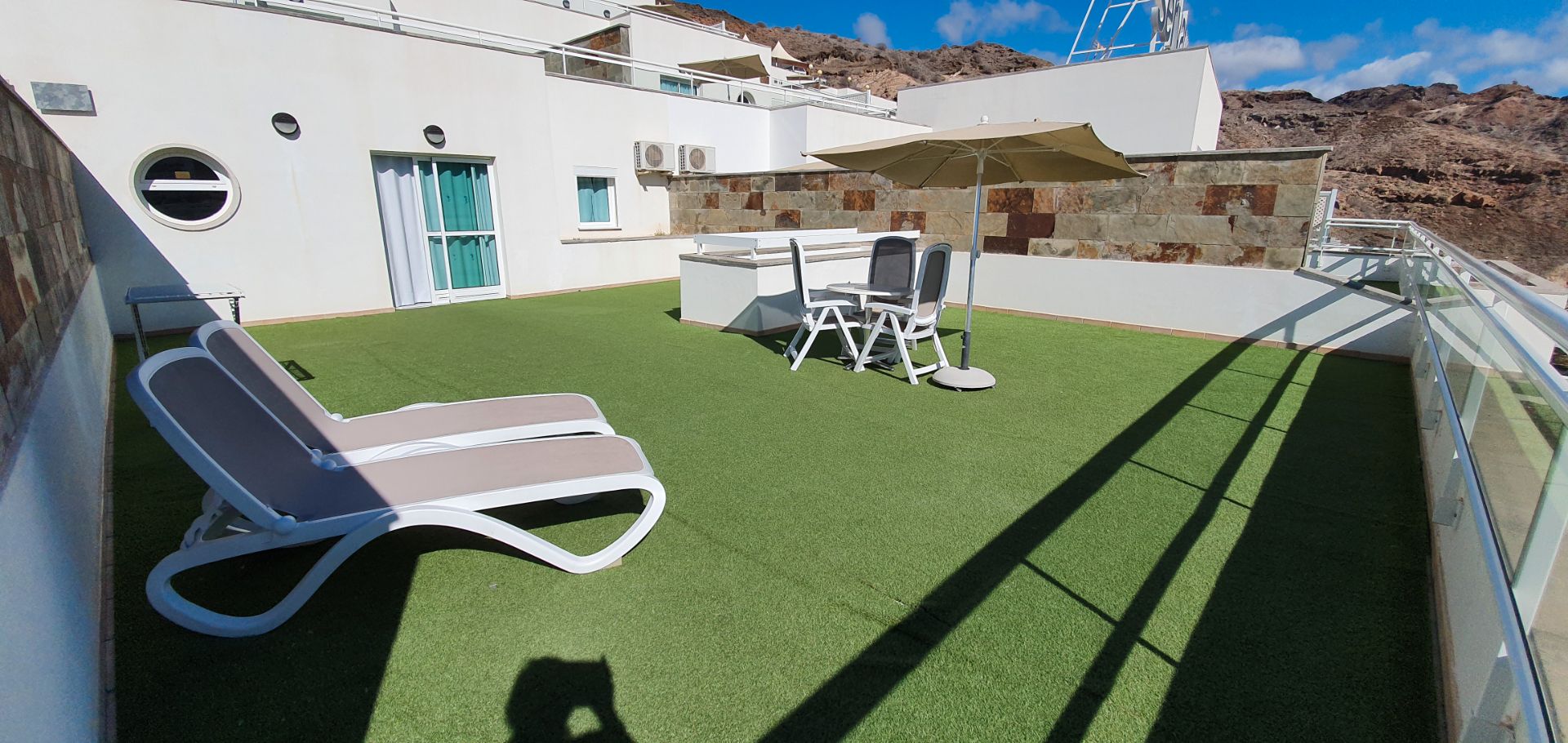 Terraza de Apartamento en venta en Mogán con Aire acondicionado, Terraza y Amueblado
