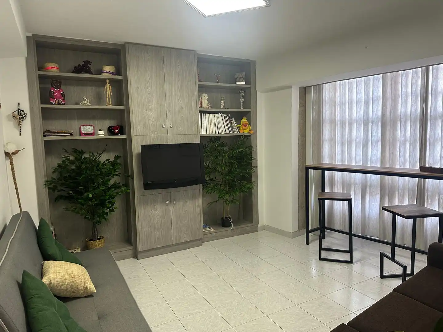 Wohnzimmer von Wohnung zur Miete in Pontevedra Capital  mit Heizung, Möbliert und Balkon