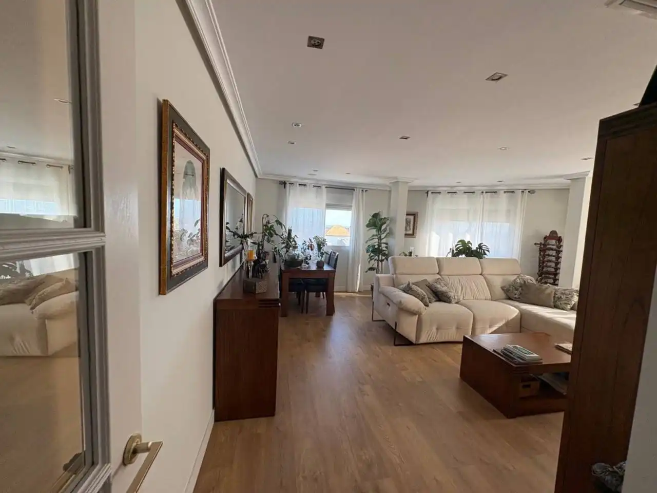 Sala d'estar de Pis en venda en Elche / Elx amb Aire condicionat, Calefacció i Terrassa