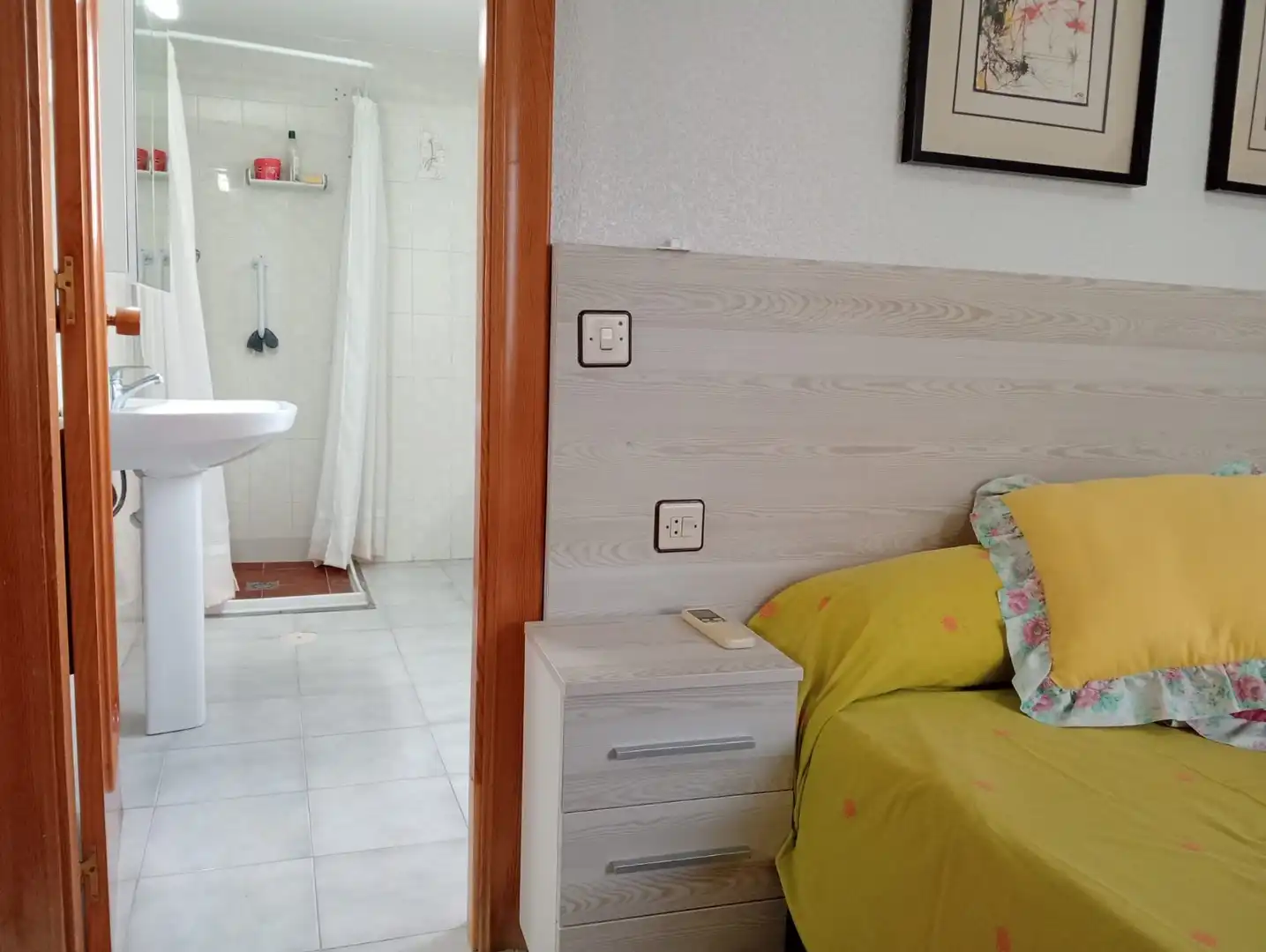 Bedroom of Flat for rent in Playa del Galán
