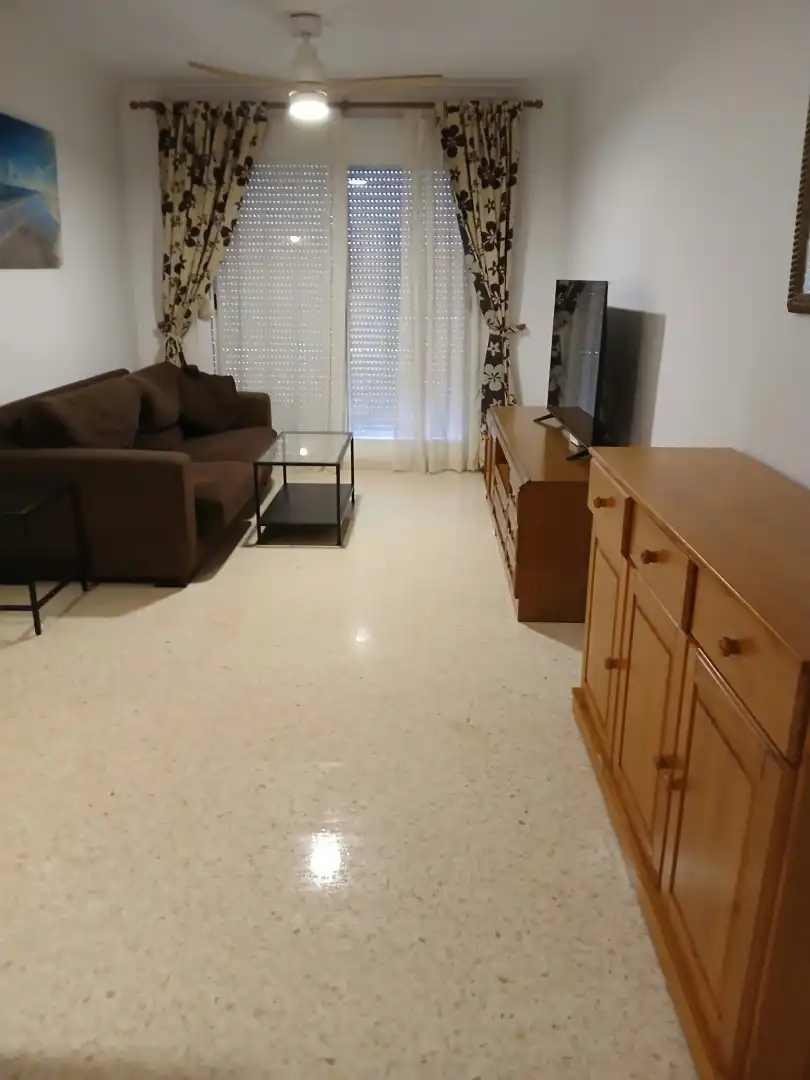 Wohnzimmer von Erdgeschoss zur Miete in Sanlúcar de Barrameda mit Terrasse, Schwimmbad und Balkon