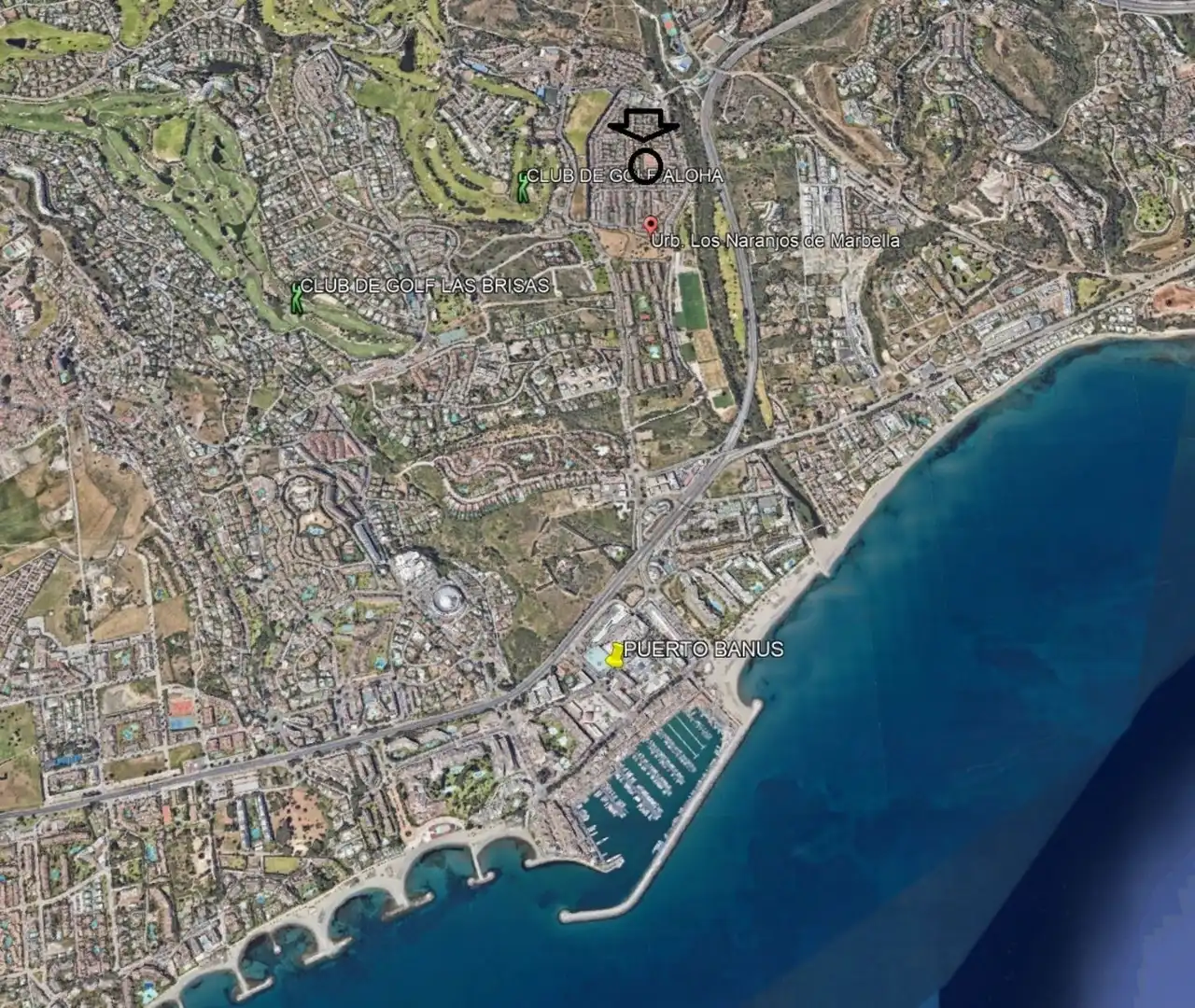 Vista exterior de Apartamento en venta en Marbella con Aire acondicionado, Jardín privado y Alarma