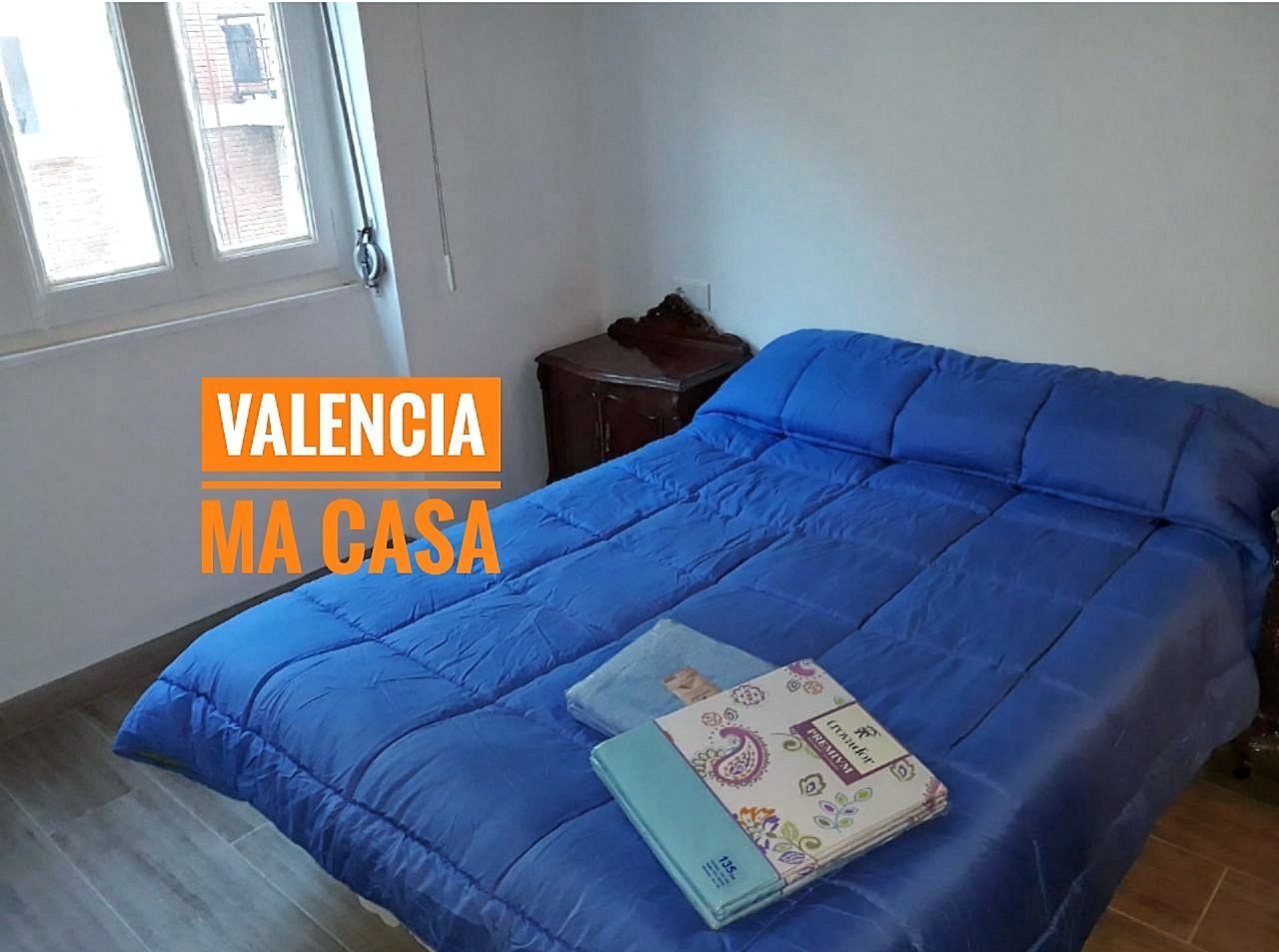 Dormitori de Pis de lloguer en  Valencia Capital amb Aire condicionat, Calefacció i Parquet