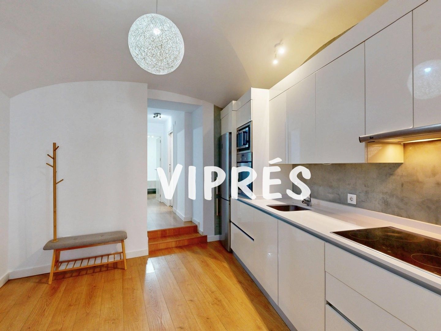 Kitchen of Flat for sale in Cáceres Capital  with Air Conditioner, Heating and Furnished