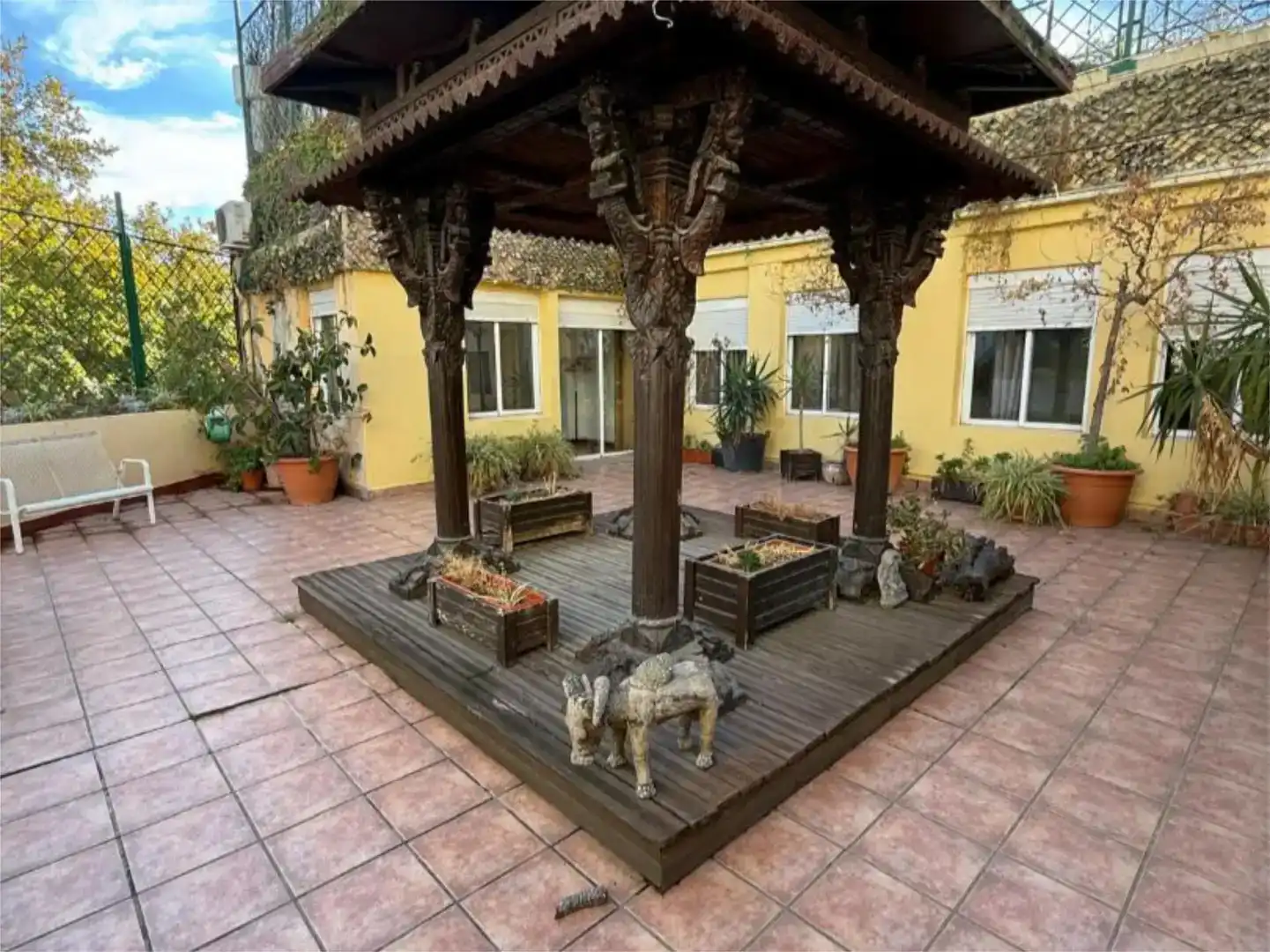 Terrasse von Wohnung zur Miete in  Zaragoza Capital mit Klimaanlage und Balkon