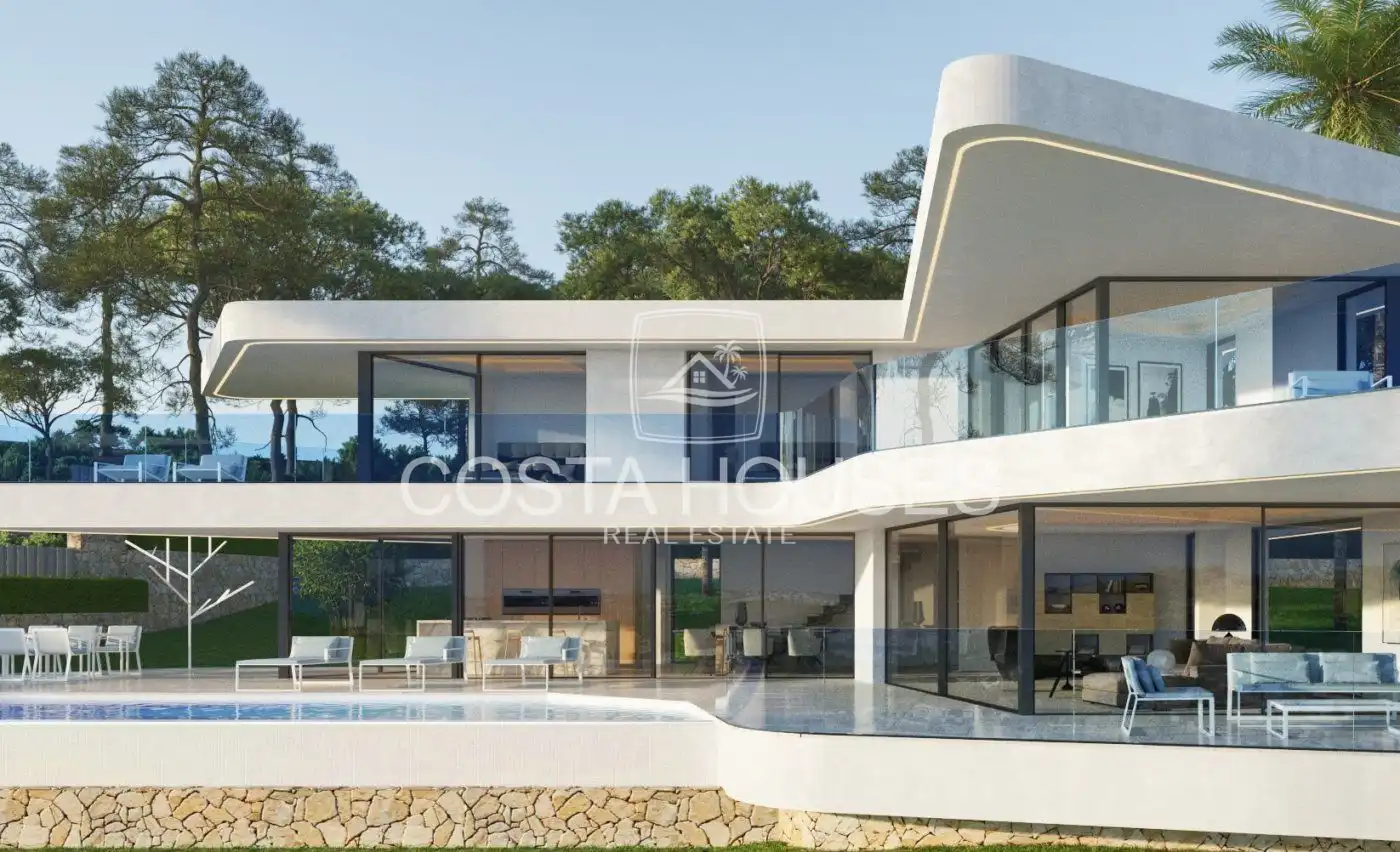 Exterior view of Houses for sale in Jávea / Xàbia  with Air Conditioner, Private garden and Terrace