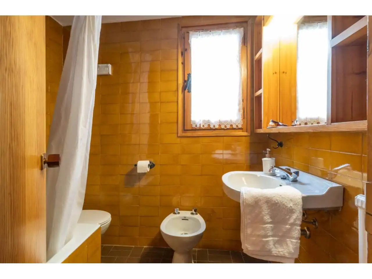 Bany de Àtic de lloguer en Alp amb Calefacció, Parquet i Moblat