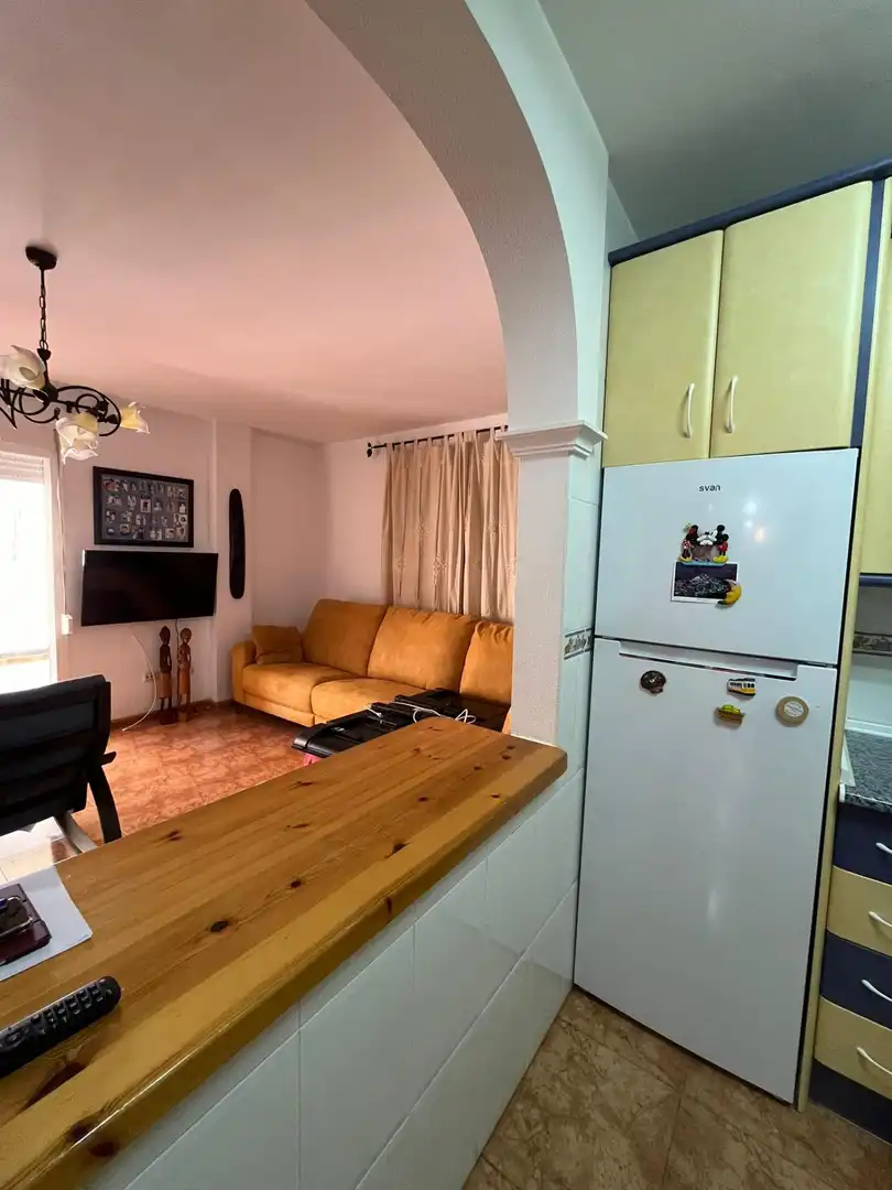 Wohnzimmer von Wohnung zum Verkauf in Pulpí mit Klimaanlage, Privatgarten und Terrasse