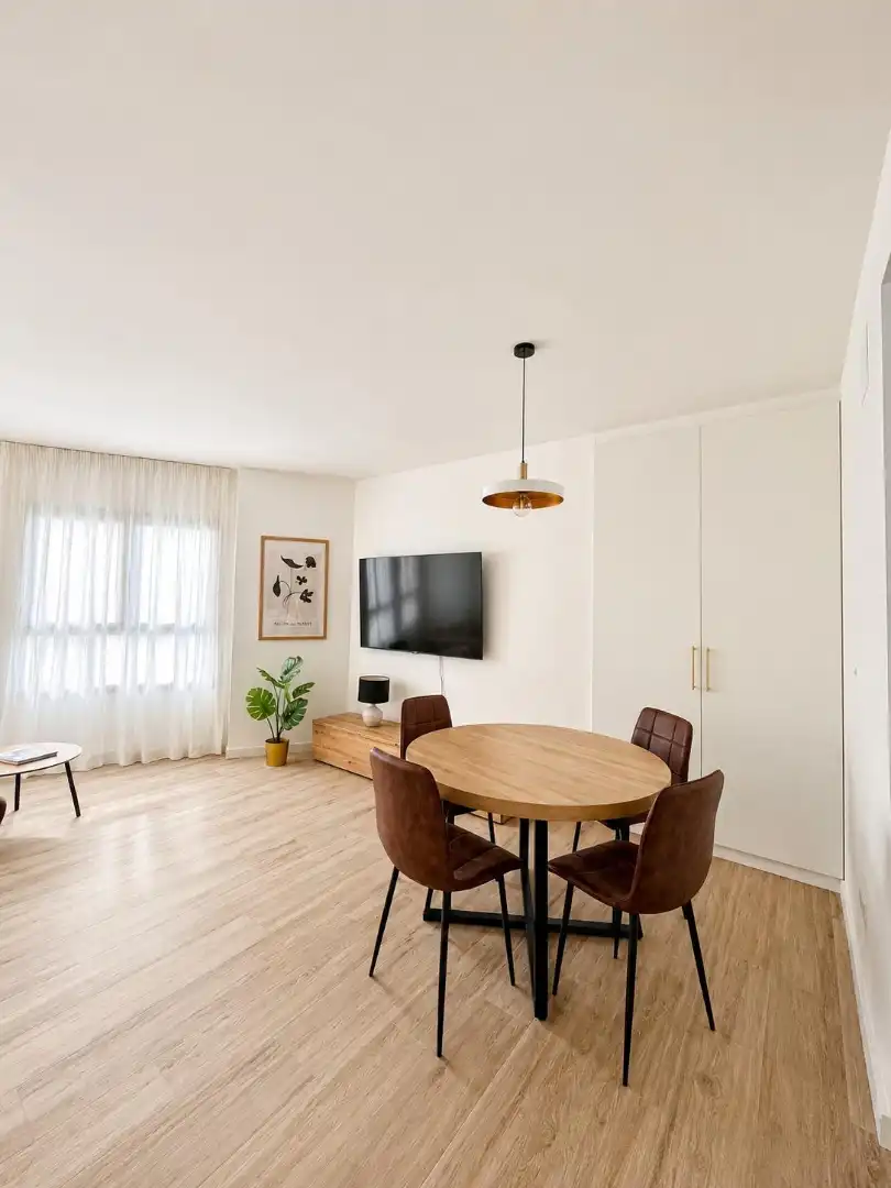 Living room of Flat for rent in Fuengirola  with Air Conditioner, Furnished and Washing machine