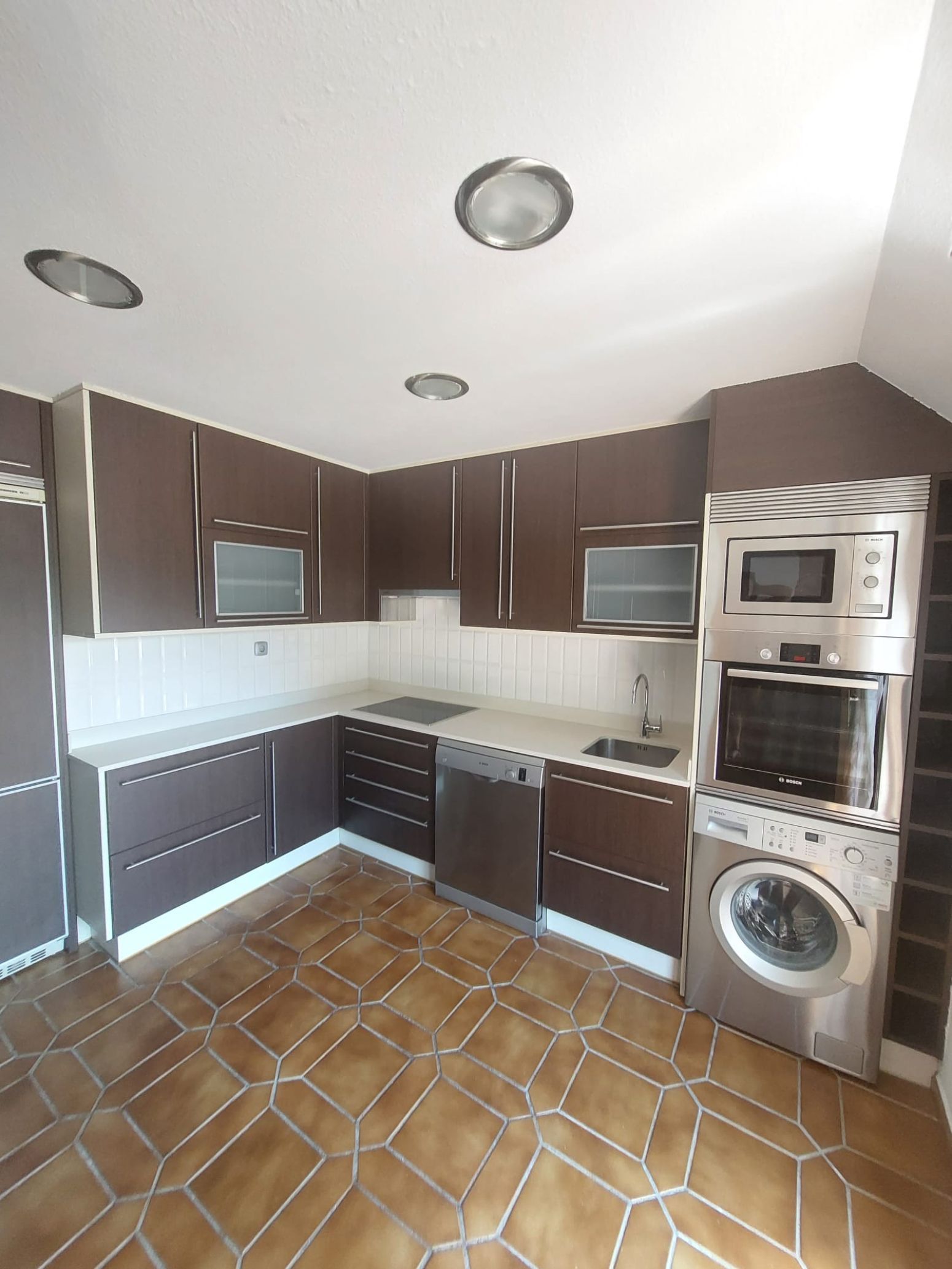 Kitchen of Flat for sale in Carreño  with Heating, Parquet flooring and Terrace