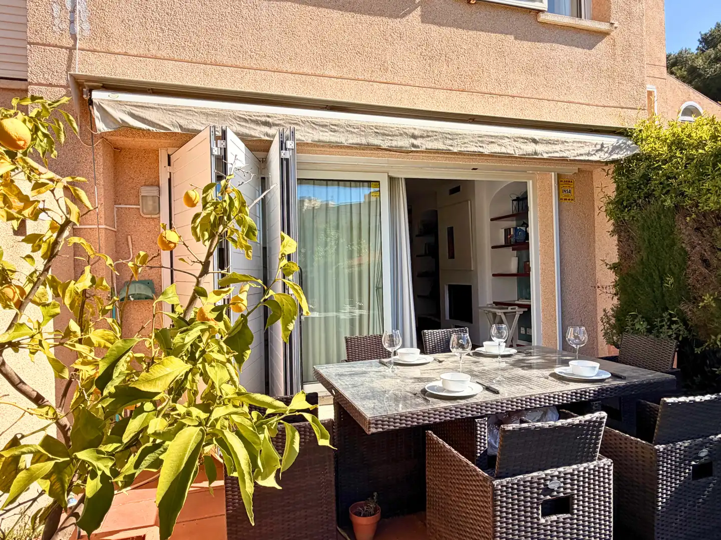 Terrassa de Casa adosada en venda en Sant Feliu de Guíxols amb Calefacció, Jardí privat i Piscina