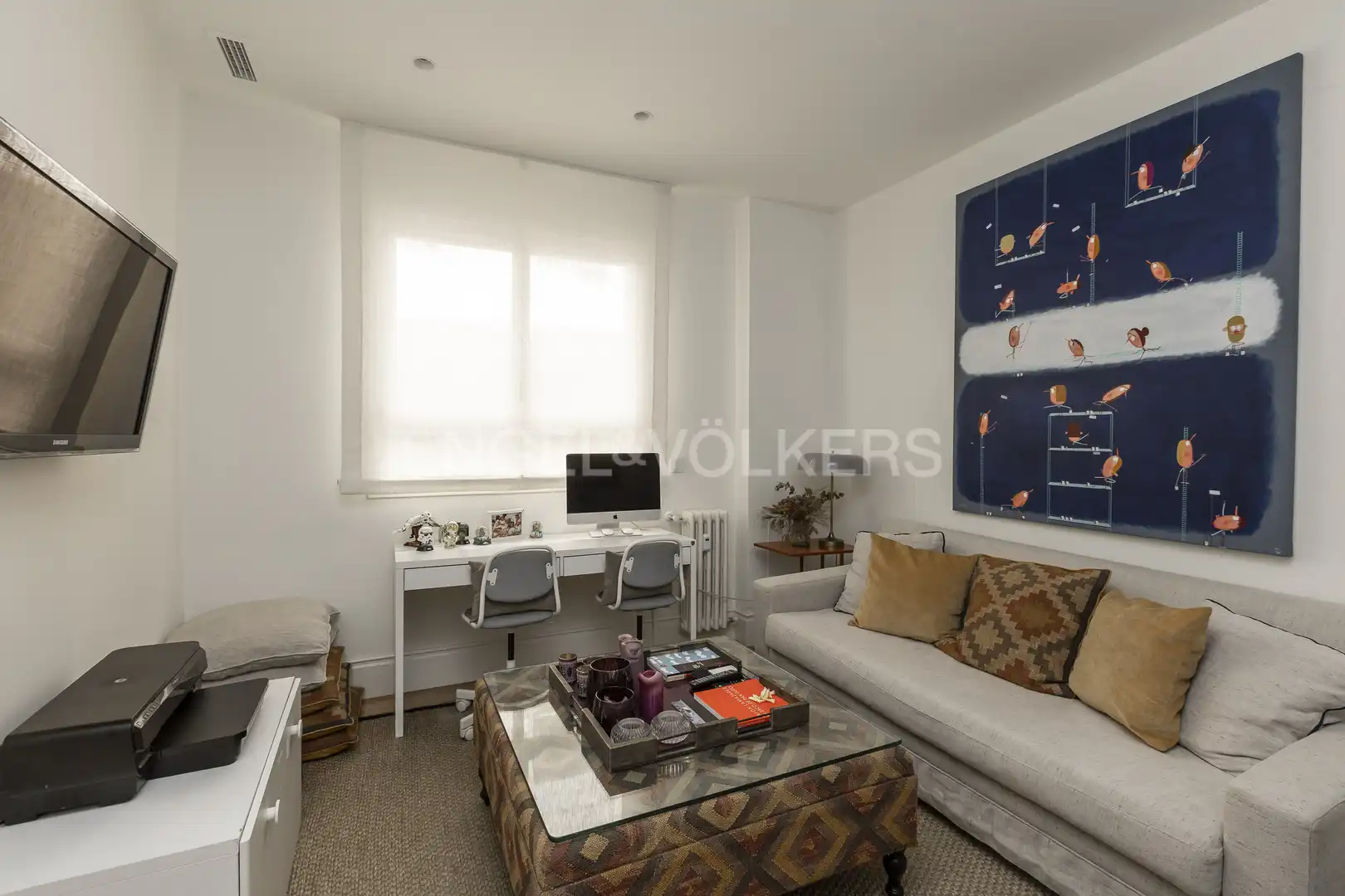 Sala de estar de Piso en venta en Madrid con Aire acondicionado, Calefacción y Parquet