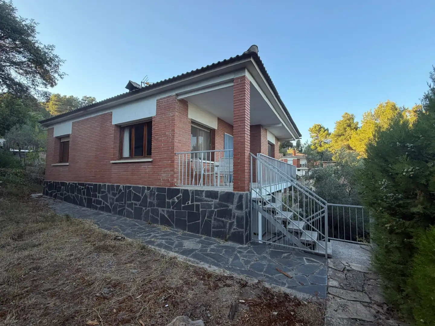 Exterior view of Houses for sale in Vallirana  with Private garden, Terrace and Balcony