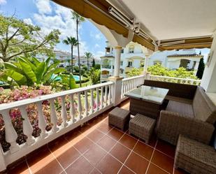 Terrassa de Apartament de lloguer en Marbella amb Aire condicionat, Terrassa i Piscina