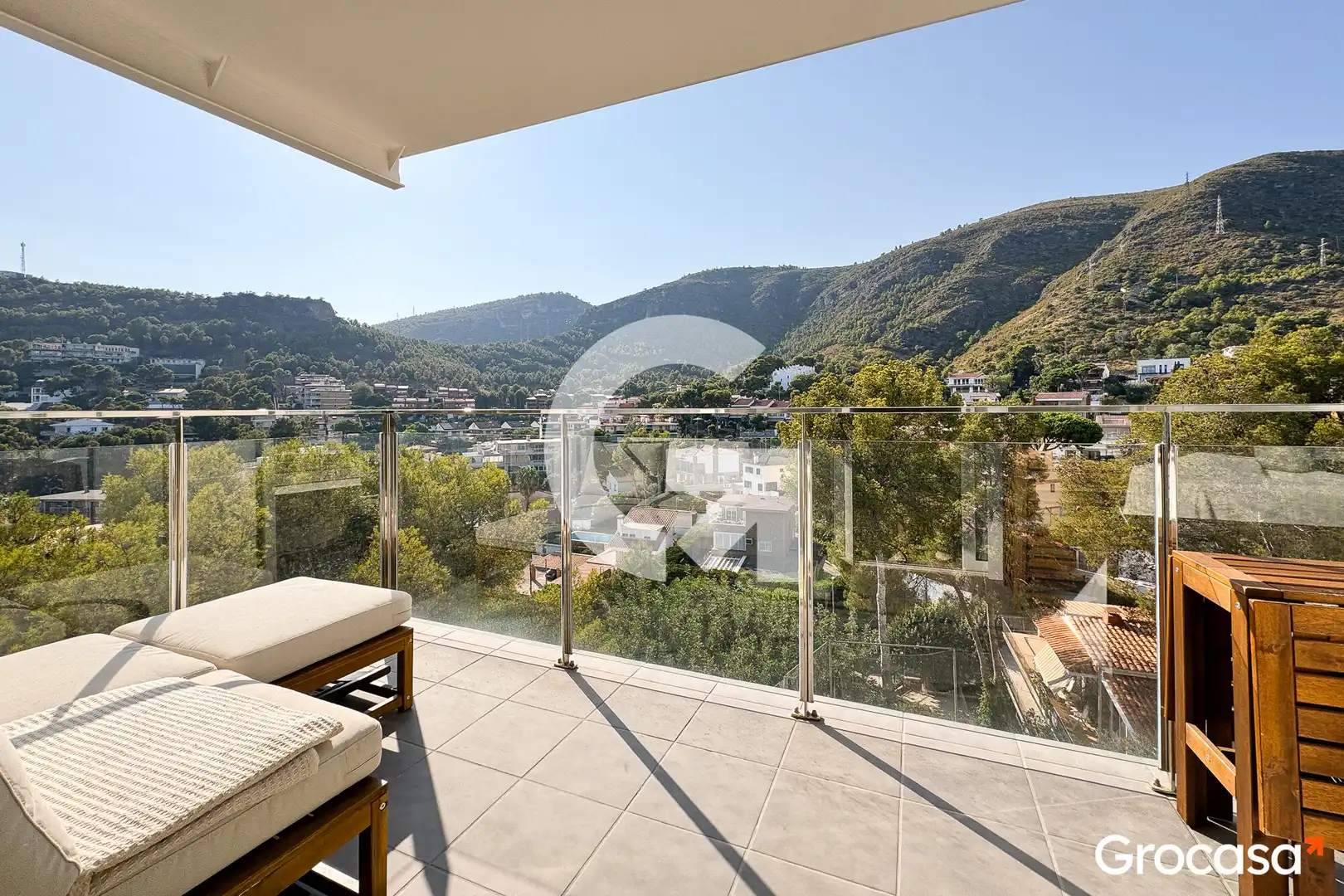 Terrace of Flat for sale in Castelldefels  with Air Conditioner, Balcony and Community pool