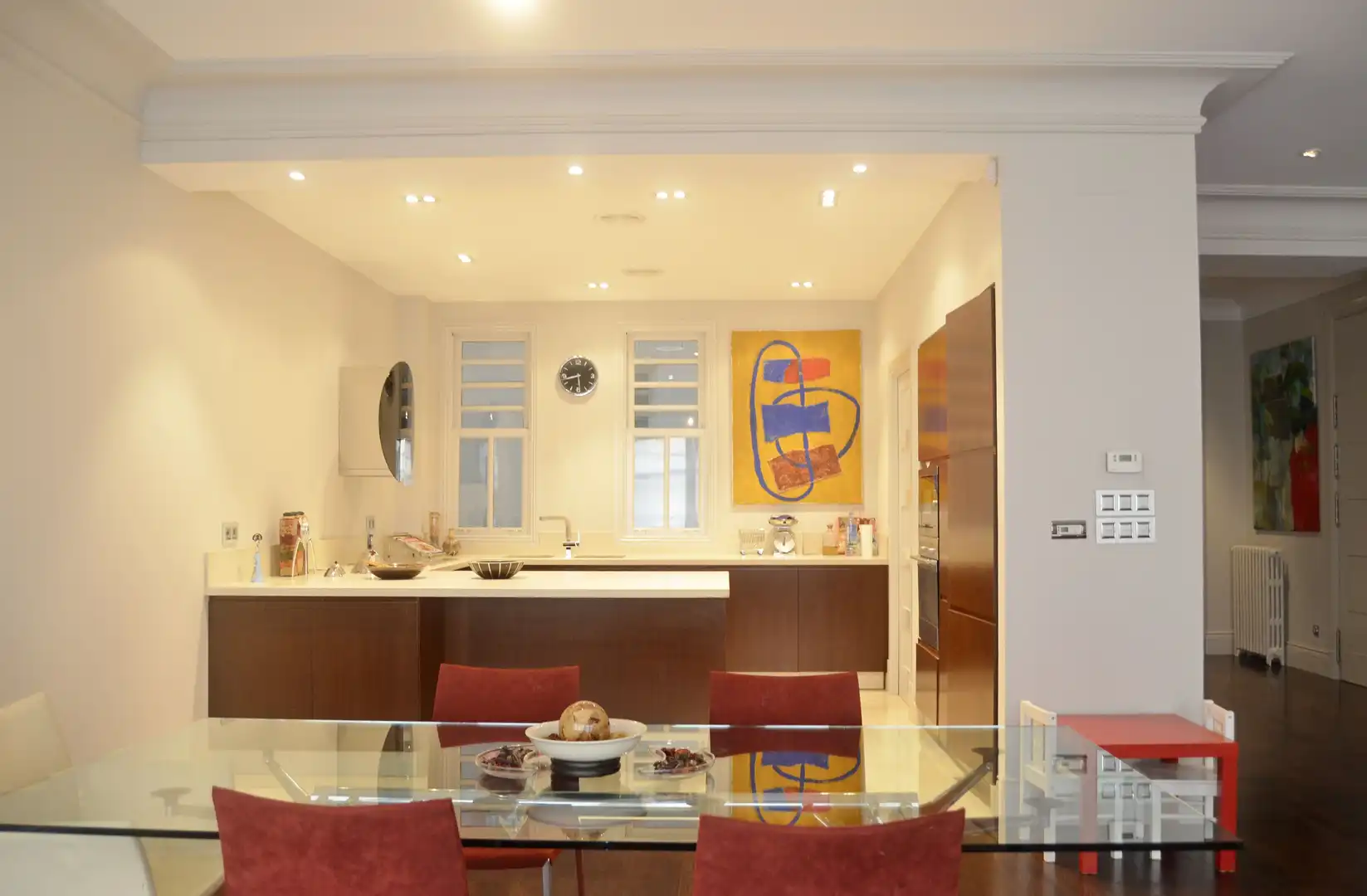 Comedor de Piso de alquiler en A Coruña Capital  con Calefacción, Parquet y Balcón