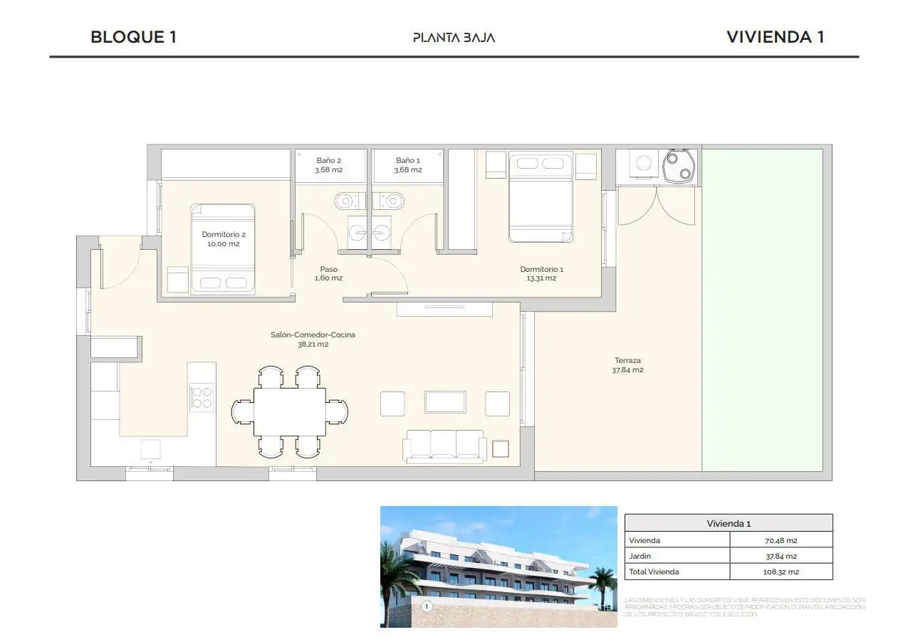 Apartment mit Terrasse zum Verkauf in Balcón de Finestrat - Terra Marina, imagen 10