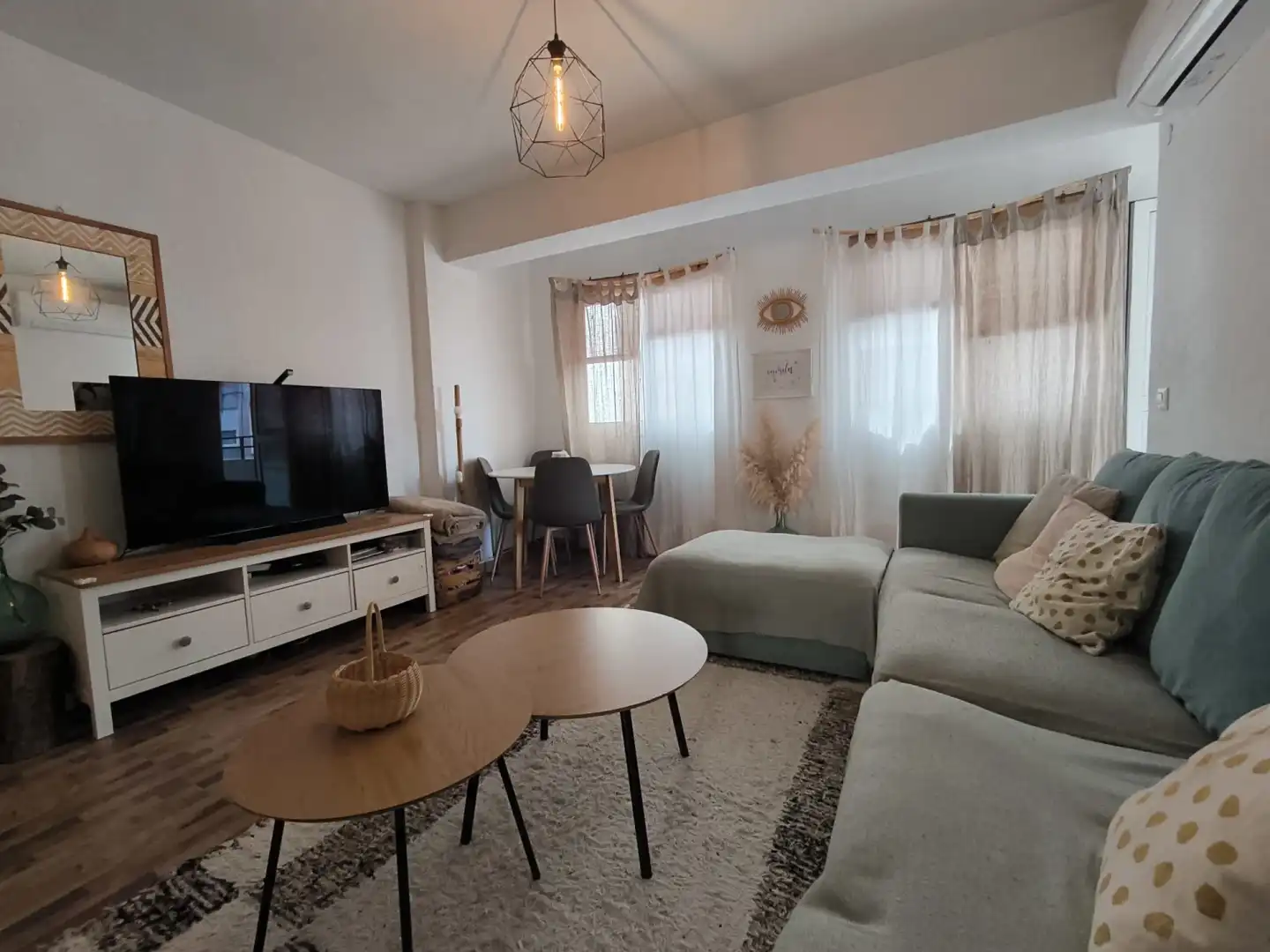 Living room of Flat for sale in Murcia  with Air Conditioner, Heating and Washing machine
