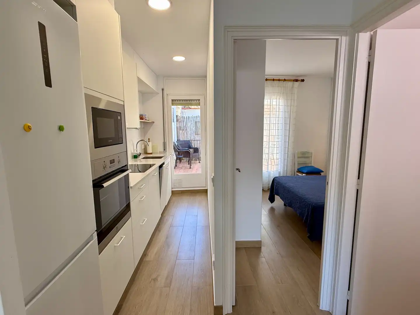Küche von Wohnung zur Miete in Palafrugell mit Klimaanlage, Parkett und Terrasse