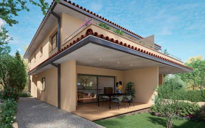 Garden of Single-family semi-detached for sale in Caldes de Malavella  with Air Conditioner, Heating and Terrace