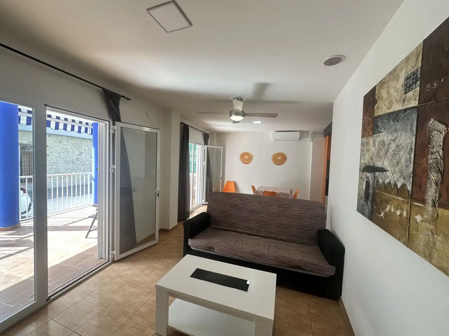 Living room of Houses for rent in Chilches / Xilxes  with Air Conditioner, Heating and Terrace