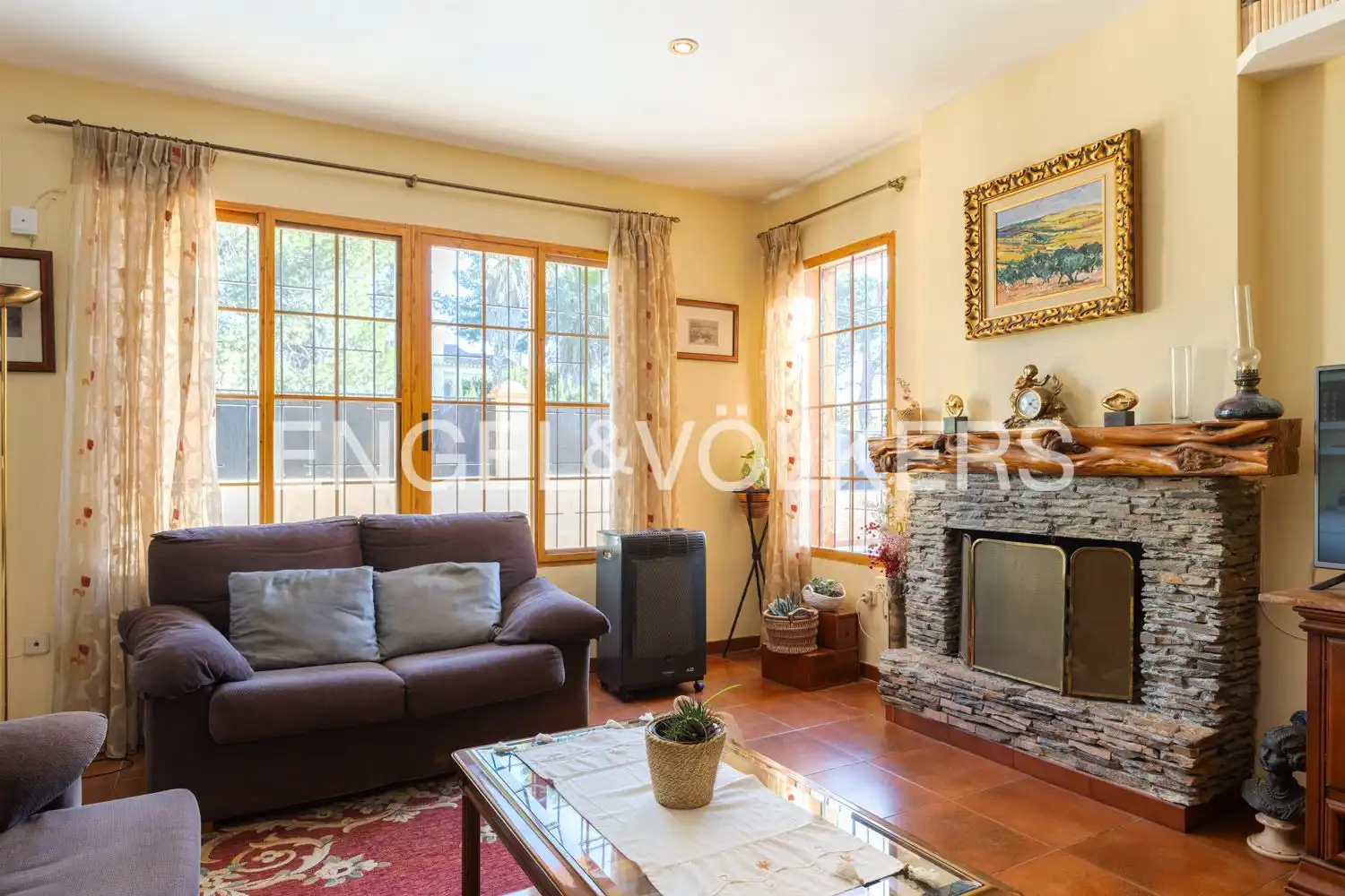 Sala de estar de Casa o chalet en venta en Paterna con Aire acondicionado, Calefacción y Jardín privado