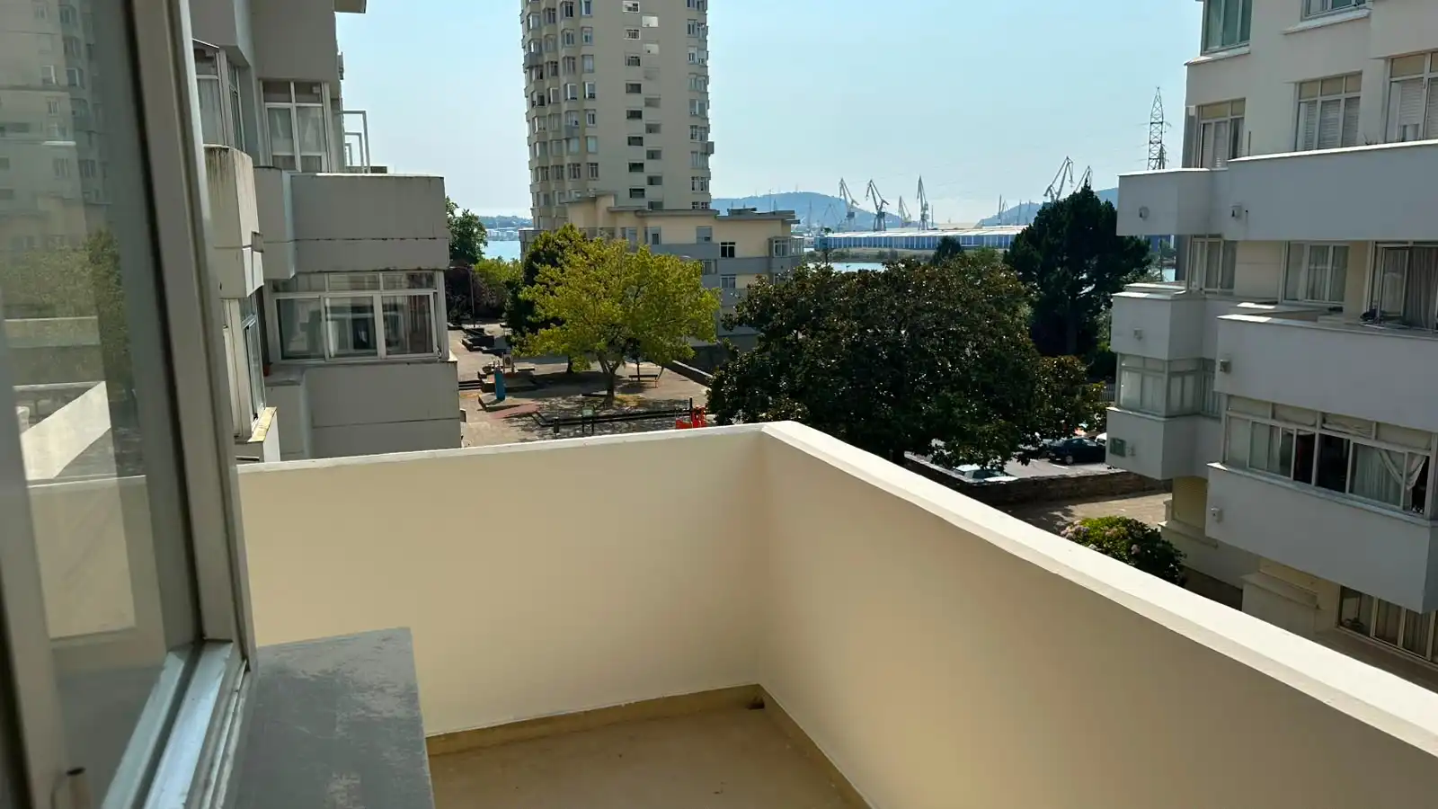 Balcony of Flat for rent in Ferrol  with Furnished, Oven and Washing machine