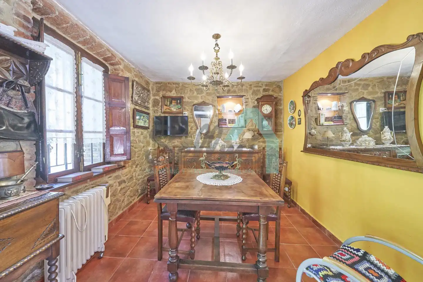 Dining room of Houses for sale in Langreo  with Private garden and Balcony