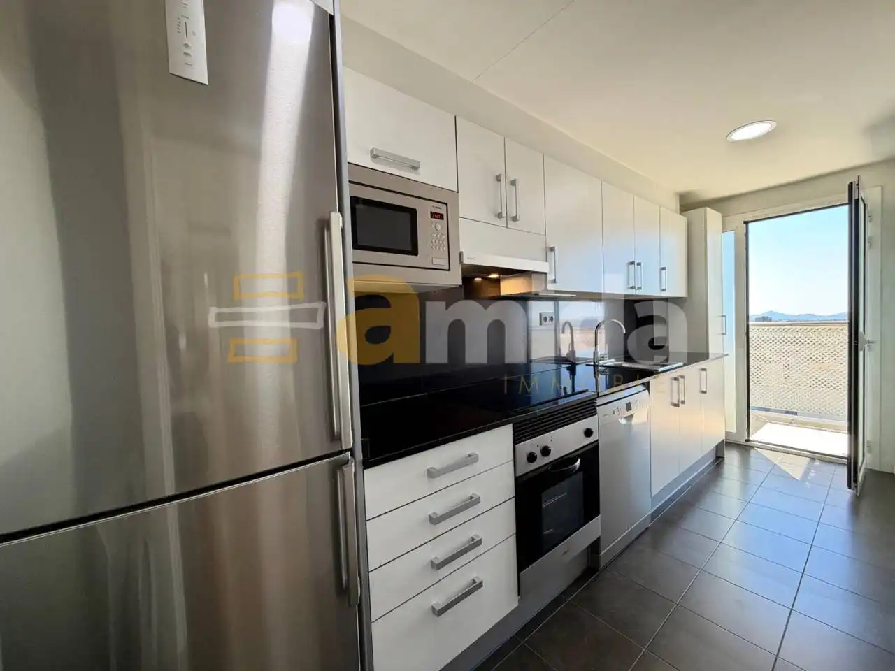 Kitchen of Flat for sale in Sabadell  with Air Conditioner, Heating and Parquet flooring
