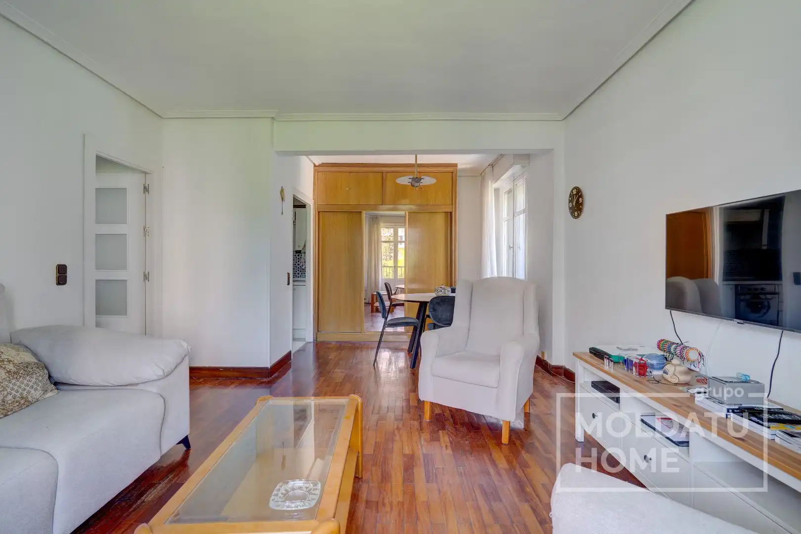 Wohnzimmer von Wohnung zum Verkauf in Donostia - San Sebastián  mit Heizung, Terrasse und Abstellraum