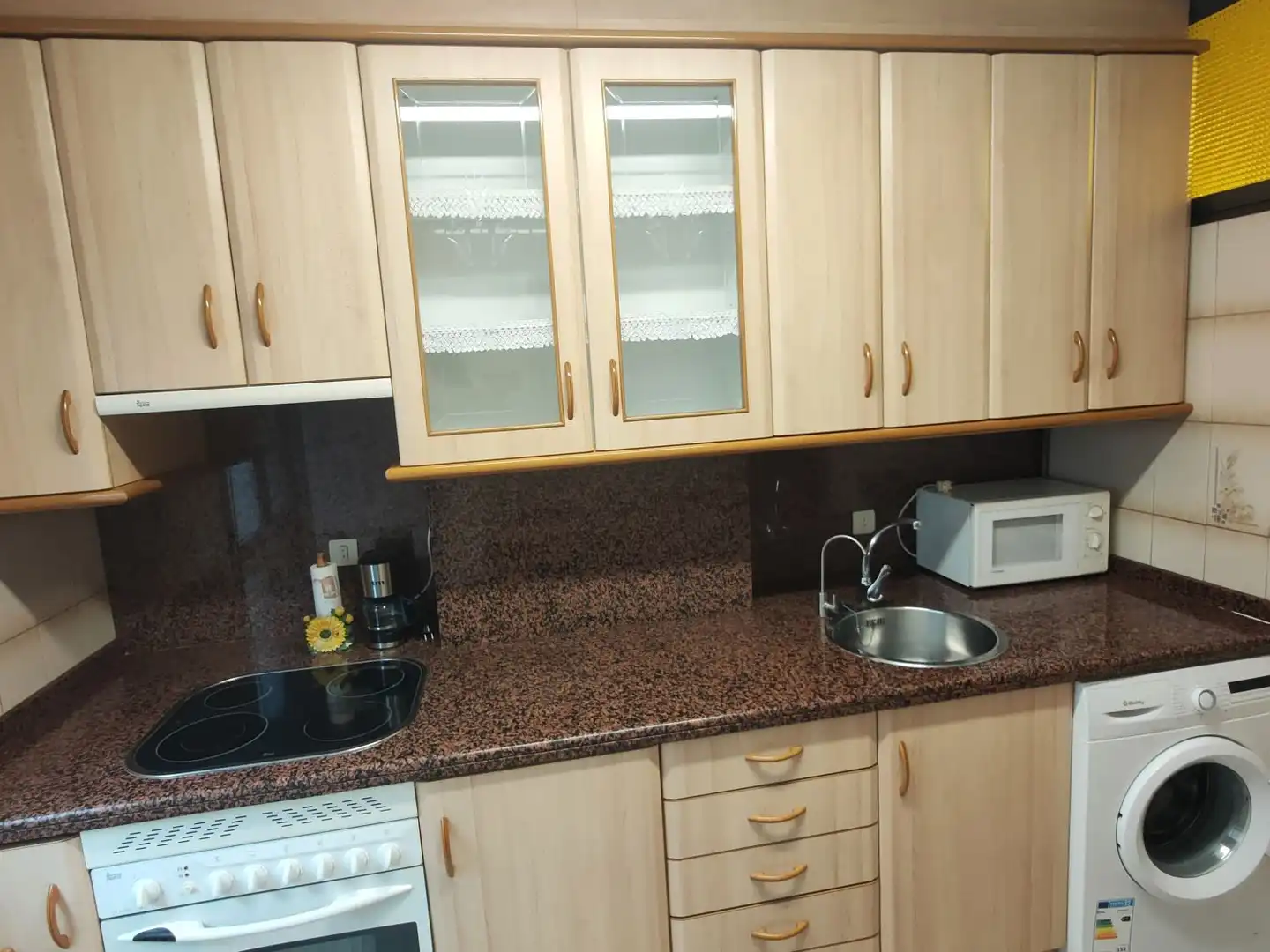 Küche von Wohnung zur Miete in Gijón  mit Heizung