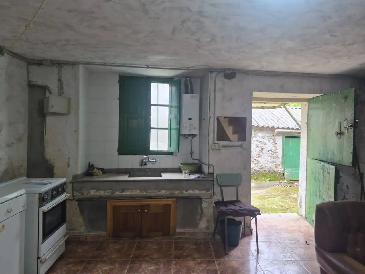 Cuina de Casa o xalet en venda en Curtis