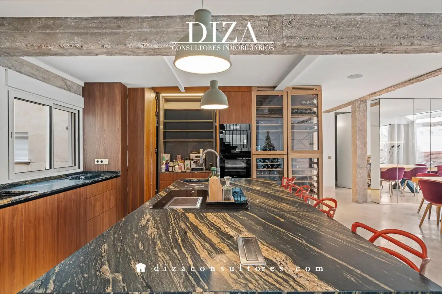 Kitchen of Attic for sale in Madrid  with Air Conditioner, Terrace and Storage room