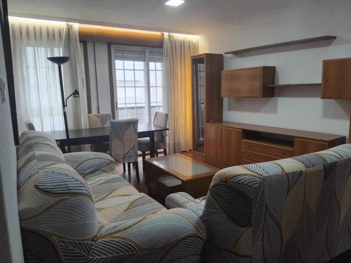 Living room of Flat for sale in Vigo   with Heating, Parquet flooring and Storage room