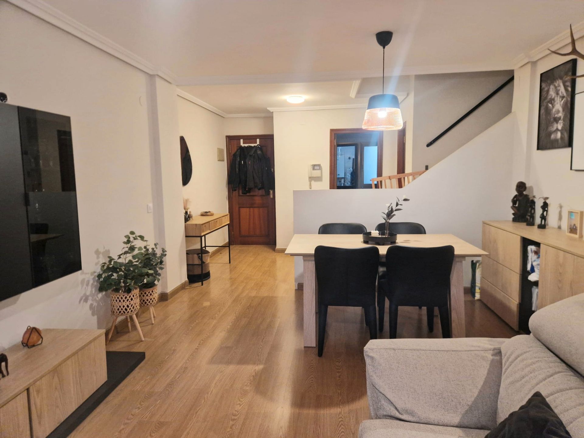 Menjador de Dúplex en venda en  Valencia Capital amb Aire condicionat, Parquet i Balcó