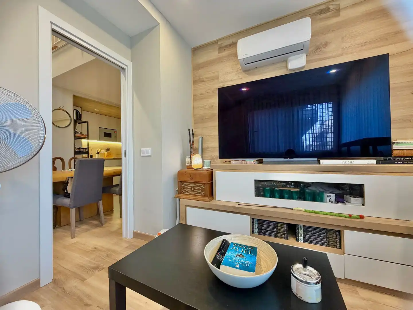 Sala de estar de Dúplex en venta en Badalona con Aire acondicionado y Calefacción