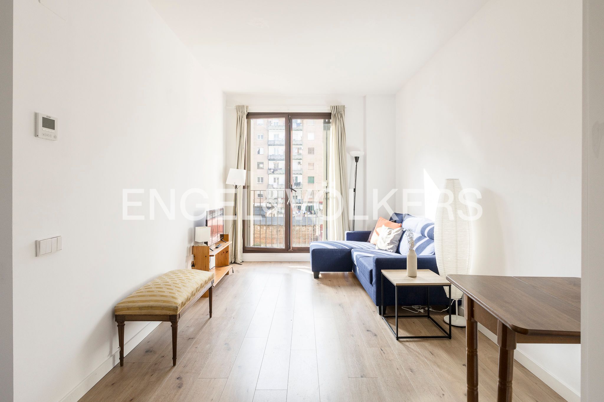 Living room of Apartment for sale in  Barcelona Capital  with Air Conditioner and Heating