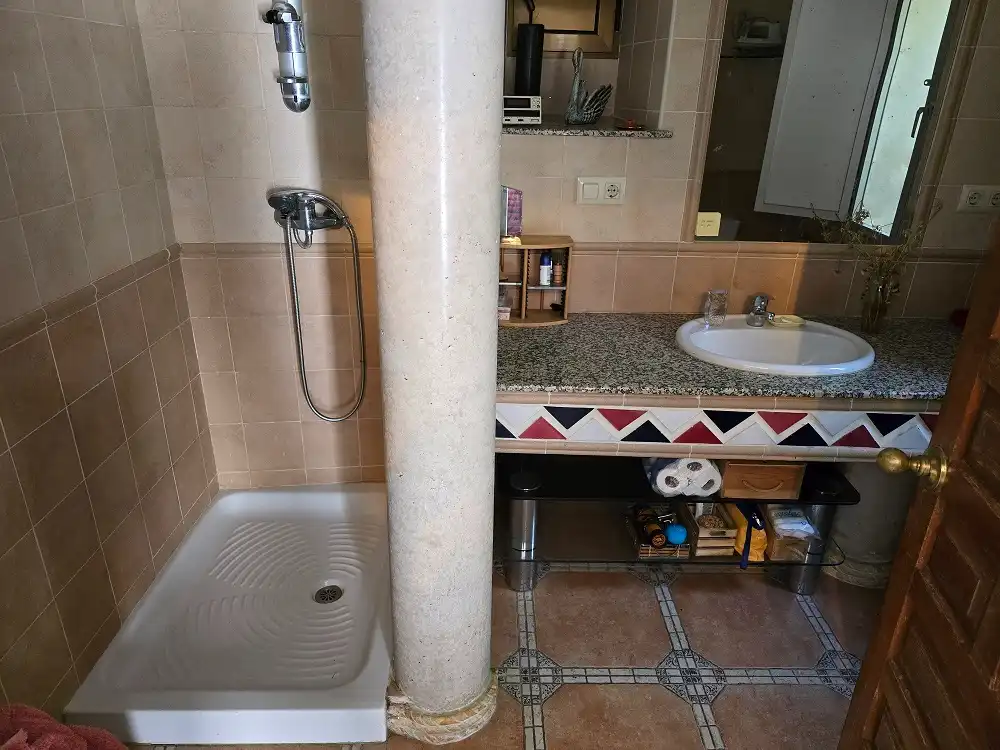 Bathroom of Houses for sale in Mata de Alcántara  with Terrace